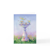 FAERIES BUBBLE BATH by SHARON SHARPE Card