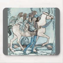 Faeries on Horseback Mousepad