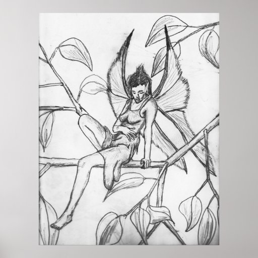 faery 001 d'orme poster