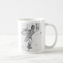 faery fouineur à la tasse de café de trou de la se