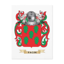 Fagin Coat of Arms Postcards