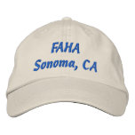 FAHA embroidered cap embroidered hats