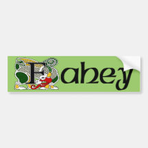 Fahey Celtic Dragon Bumper Sticker