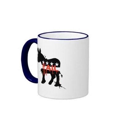Fail Democrat Mugs by Politicaltshirts