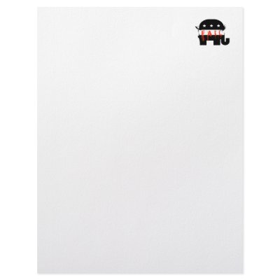 Fail Republican Fail Letterhead Design by AntiRepublican