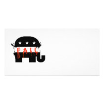 Fail Republican Fail Custom Photo Card