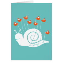 Fail Snail Greeting Card