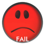 FAIL stickers