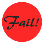 Fail! stickers
