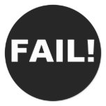 FAIL! stickers