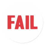 Fail sticker