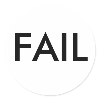 FAIL Stickers by jenniferr123