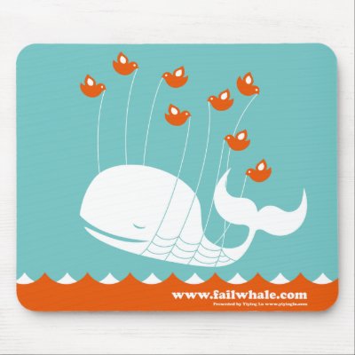 Fail Whale Mouse Pad by failwhale