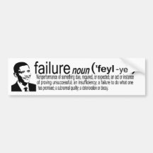 FAILURE bumper sticker
