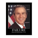 Failure : George Bush Post Card