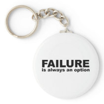 failure is always an option key chains