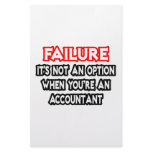 Failure...Not an Option...Accountant stationery