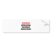 Failure...Not an Option...Electrical Engineer bumper stickers