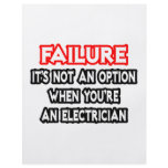 Failure...Not an Option...Electrician flyers