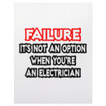Failure...Not an Option...Electrician letterhead