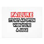 Failure...Not an Option...Judge Personalized Invitation