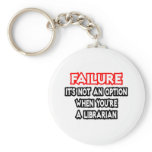 Failure...Not an Option...Librarian keychains