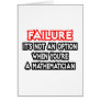 Failure...Not an Option...Mathematician