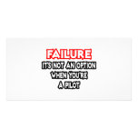 Failure...Not an Option...Pilot Customized Photo Card