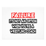 Failure...Not an Option...Wrestling Coach Custom Announcements