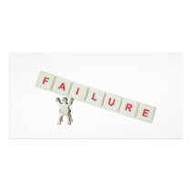 Failure Custom Photo Card