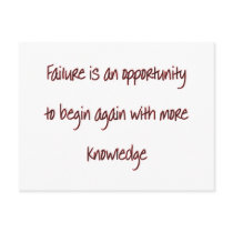 failure postcards