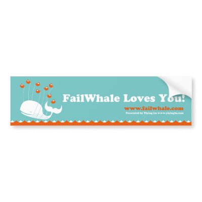 FailWhale Bumper stickers by failwhale