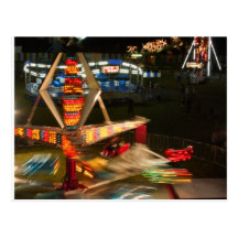 Fair and Fireworks Post Card