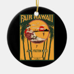 Fair Hawaii Vintage Music Cover - Ornament
