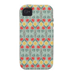 Fair isle fairisle floral pattern iPhone 4S case Case-Mate iPhone 4 Cover