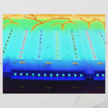 fair ride green invert blue w lights close up custom flyer