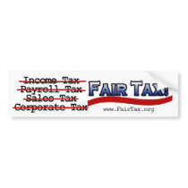 Fair Tax Bumper Sticker