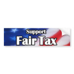 Fair Tax Bumper Sticker bumper stickers
