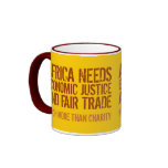 Fair Trade slogan on Mug for Activists