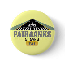 Fairbanks Alaska - Airport Runway Button