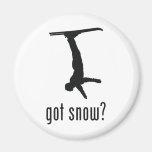 Faire du surf des neiges magnets pour réfrigérateur