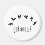 Faire du surf des neiges magnets