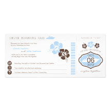 Faire-part de mariage de carte d'embarquement de c