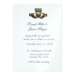 Faire-part de mariage de Claddagh d'Irlandais