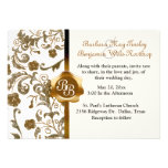 Faire-part de mariage de monogramme