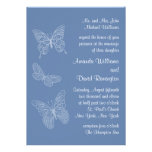Faire-part de mariage de papillon