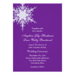 Faire-part de mariage d'hiver