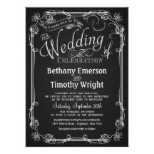 Faire-part de mariage élégant de tableau