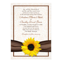 Faire-part de mariage floral de damassé de tournes
