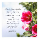 Faire-part de mariage rose de nallow invitations